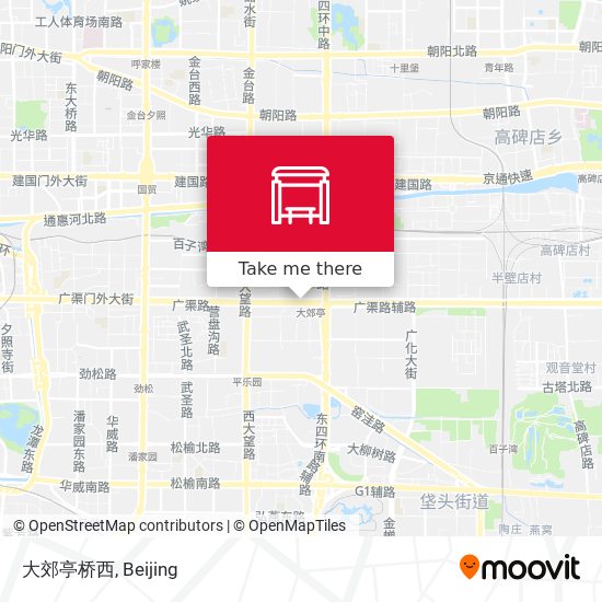 大郊亭桥西 map