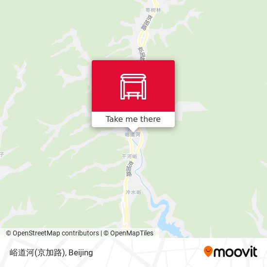 峪道河(京加路) map