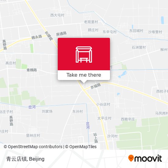 青云店镇 map