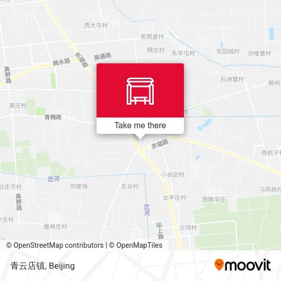 青云店镇 map