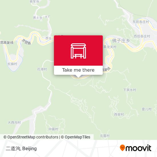 二道沟 map