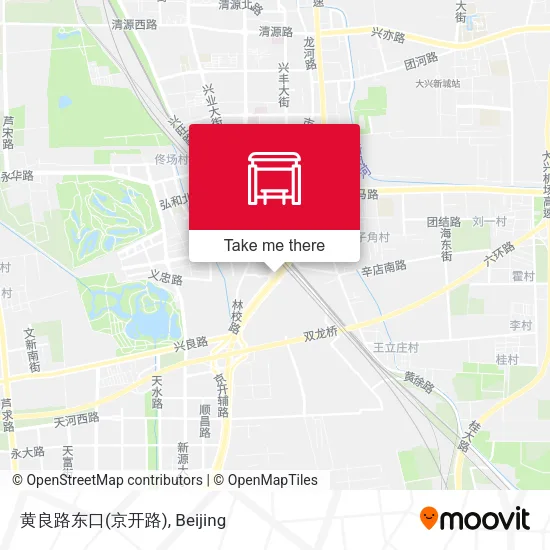 黄良路东口(京开路) map