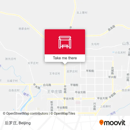 后罗庄 map