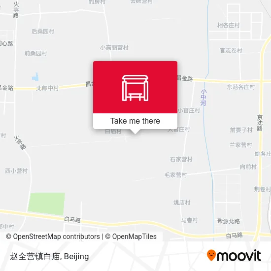 赵全营镇白庙 map