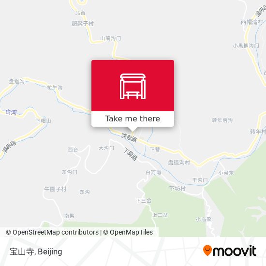 宝山寺 map