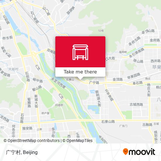 广宁村 map