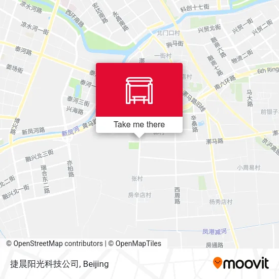 捷晨阳光科技公司 map