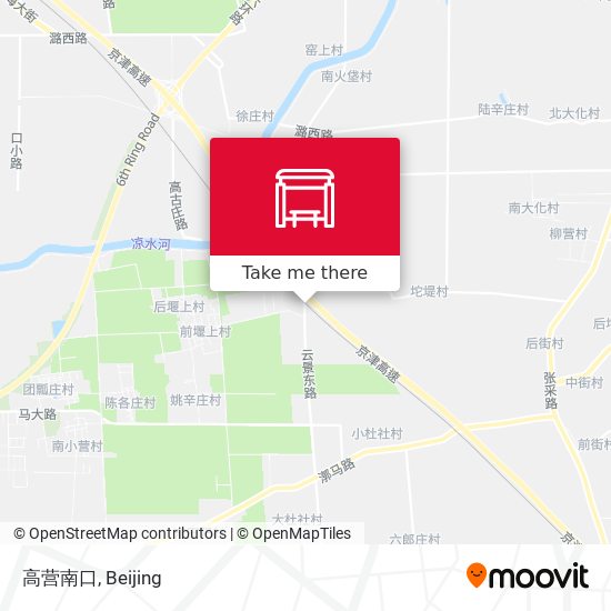 高营南口 map