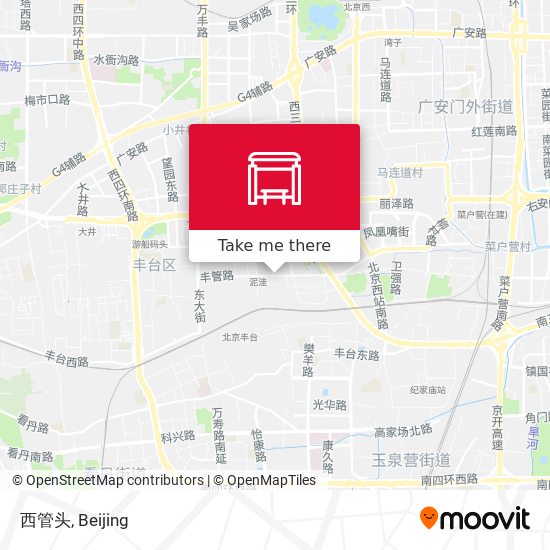 西管头 map