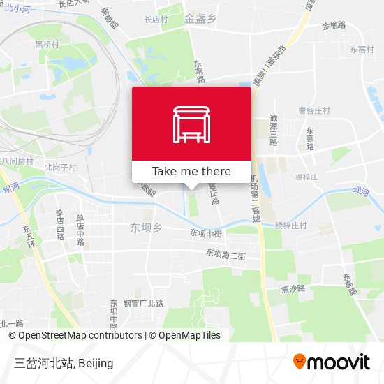 三岔河北站 map