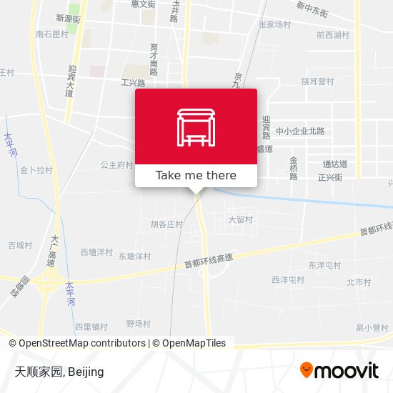 天顺家园 map