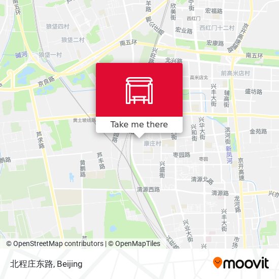 北程庄东路 map