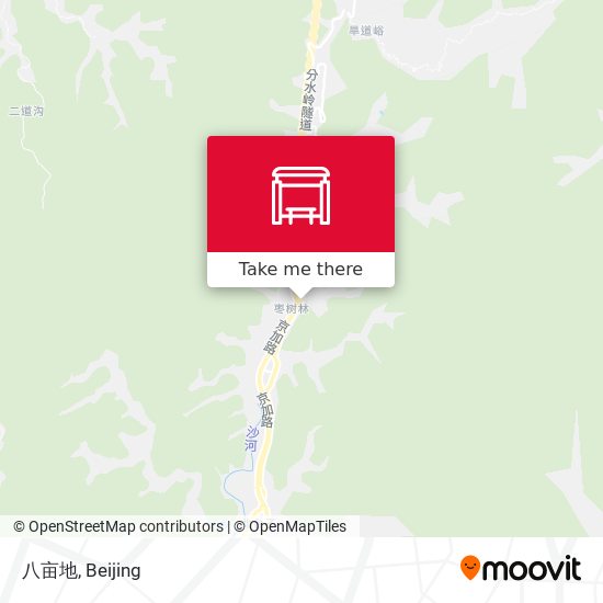 八亩地 map