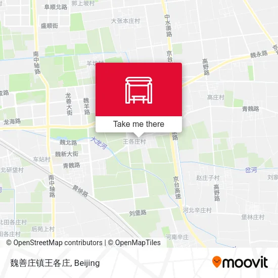 魏善庄镇王各庄 map