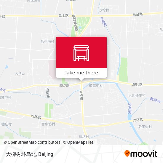 大柳树环岛北 map