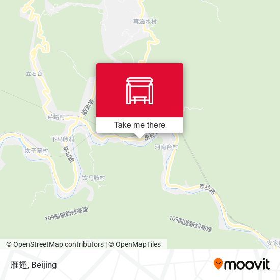 雁翅 map