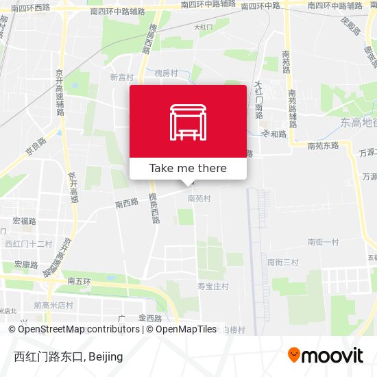 西红门路东口 map