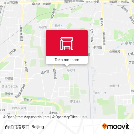 西红门路东口 map
