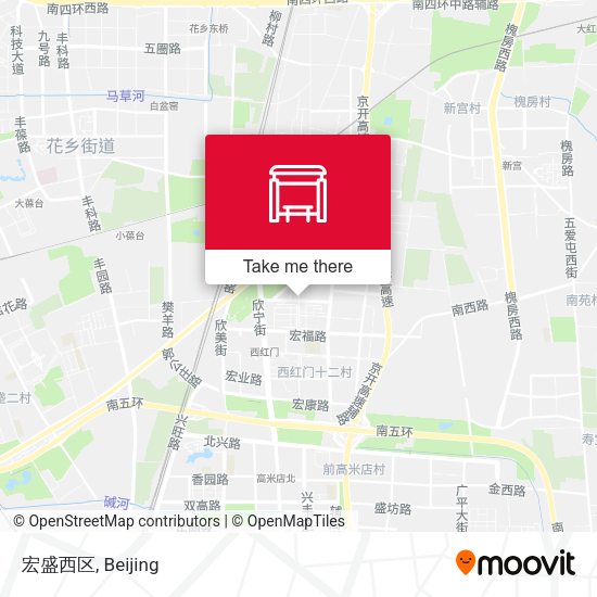 宏盛西区 map
