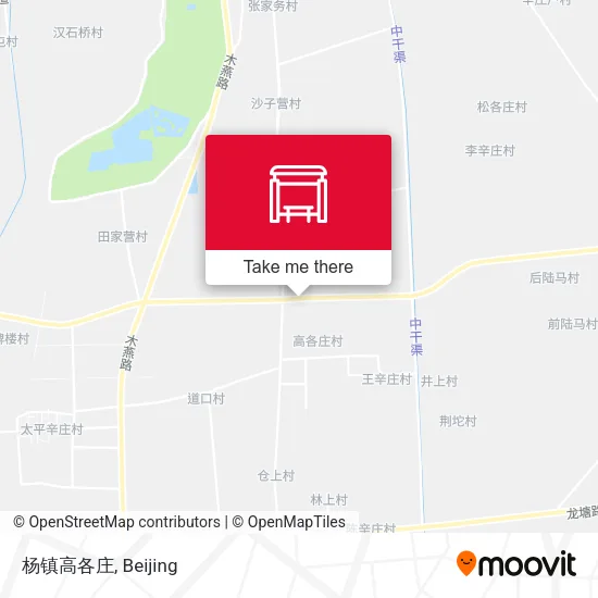 杨镇高各庄 map