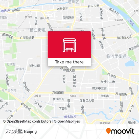 天地美墅 map