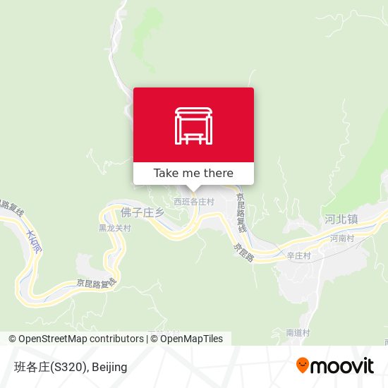 班各庄(S320) map