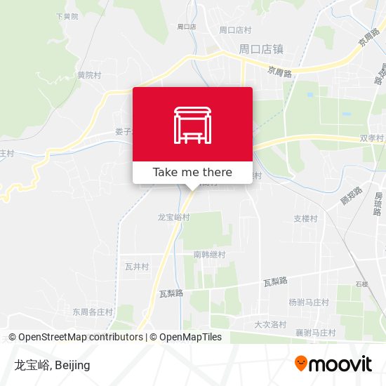 龙宝峪 map