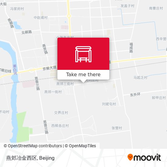 燕郊冶金西区 map