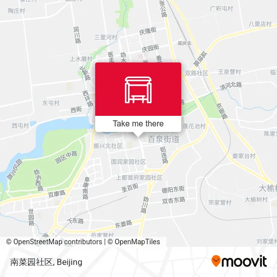 南菜园社区 map