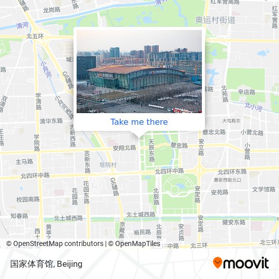 国家体育馆 map