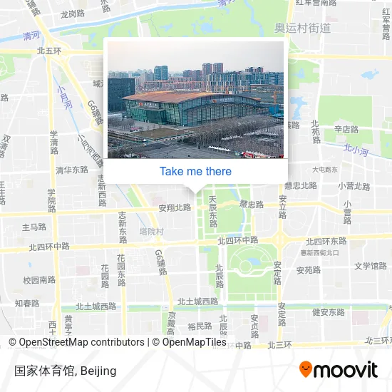国家体育馆 map
