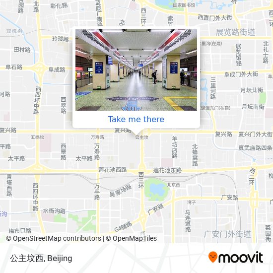 公主坟西 map