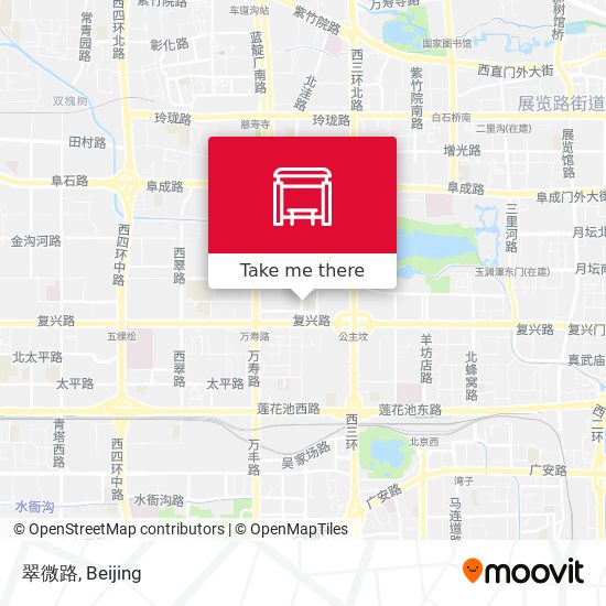 翠微路 map