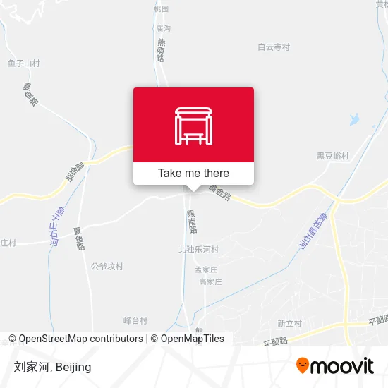 刘家河 map
