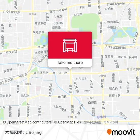 木樨园桥北 map