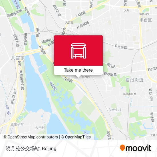 晓月苑公交场站 map