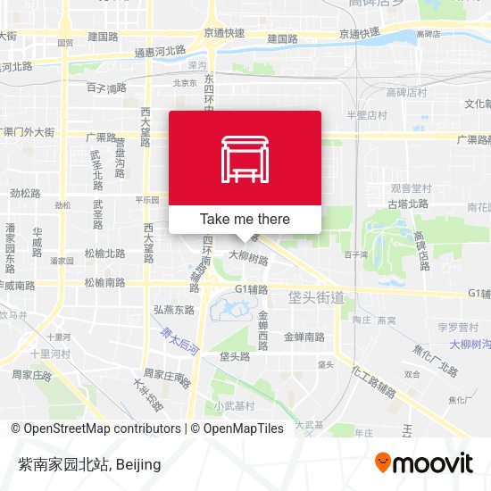 紫南家园北站 map
