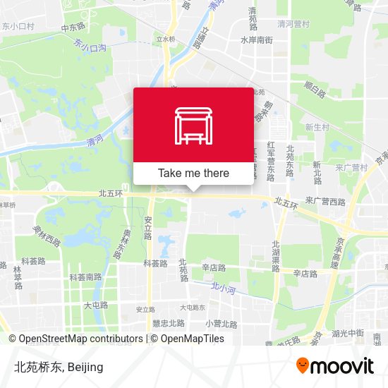 北苑桥东 map