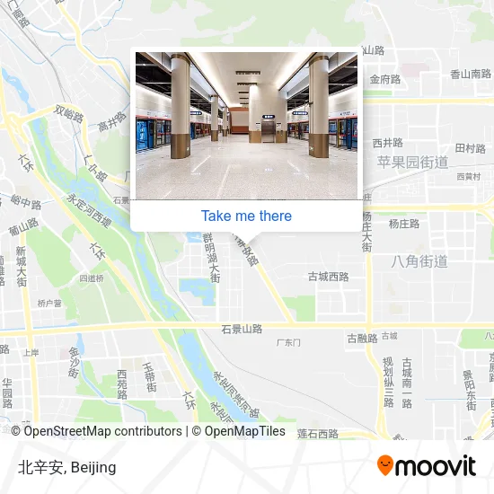 北辛安 map