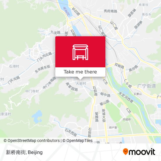 新桥南街 map