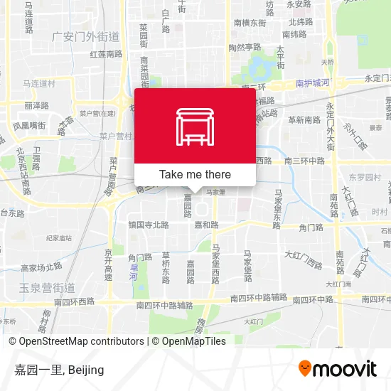 嘉园一里 map