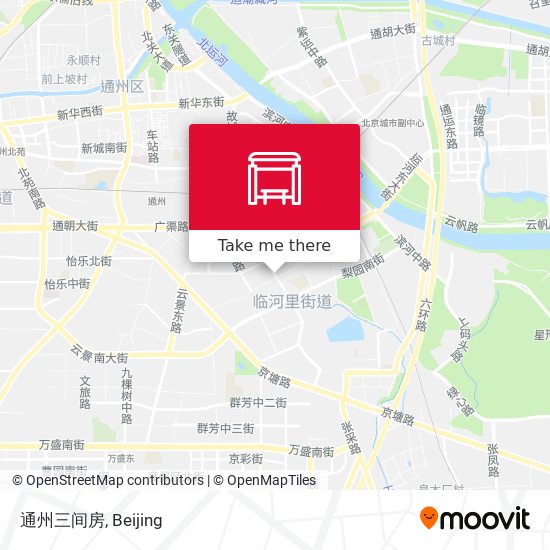 通州三间房 map
