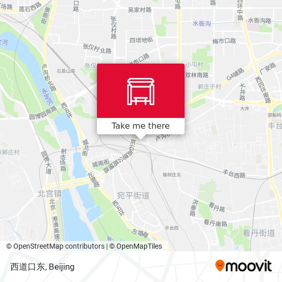 西道口东 map
