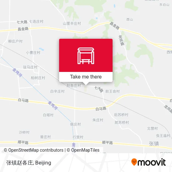张镇赵各庄 map