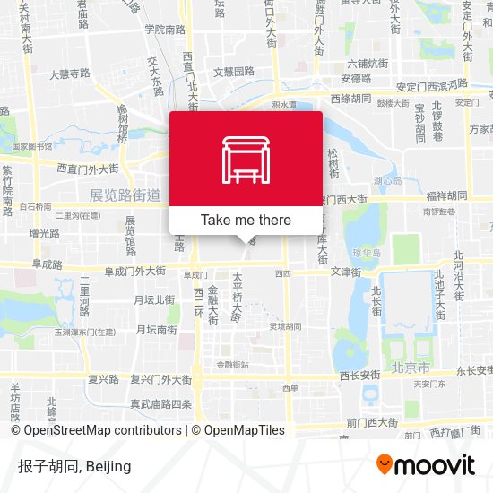 报子胡同 map