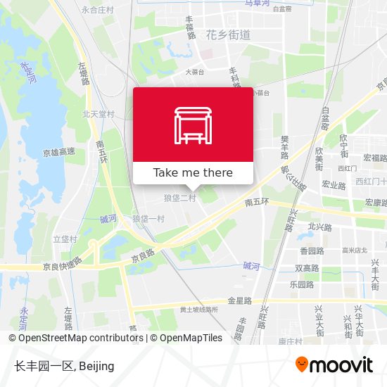长丰园一区 map