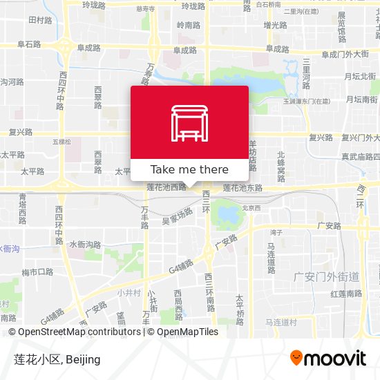 莲花小区 map
