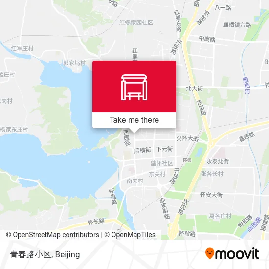 青春路小区 map