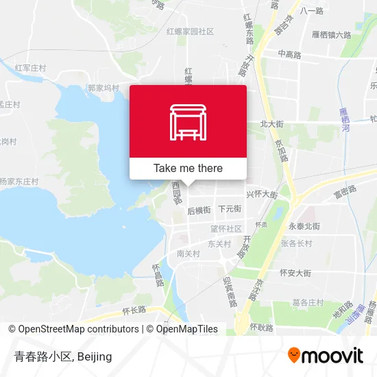 青春路小区 map