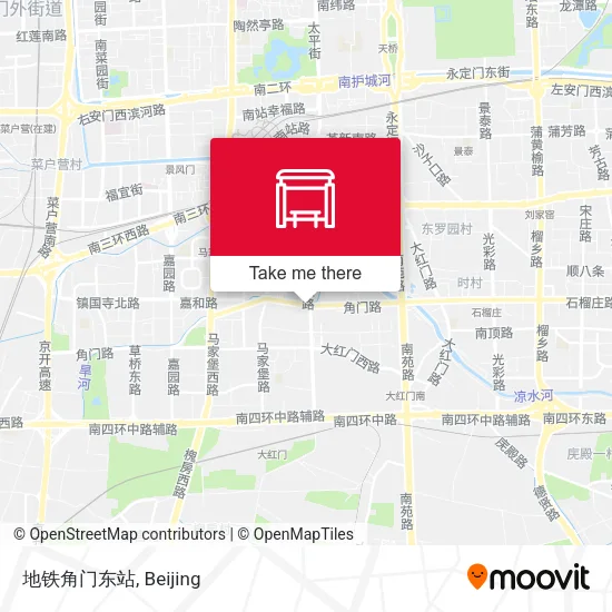 地铁角门东站 map